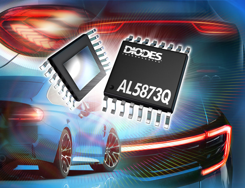 Automotive-Compliant LED Driver from Diodes Incorporated Simplifies Rear Lighting Designs